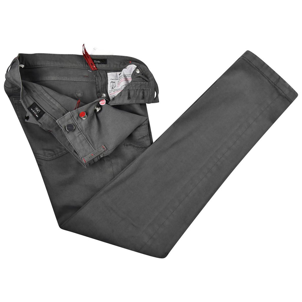 KITON Gray Cotton Ea Jeans
