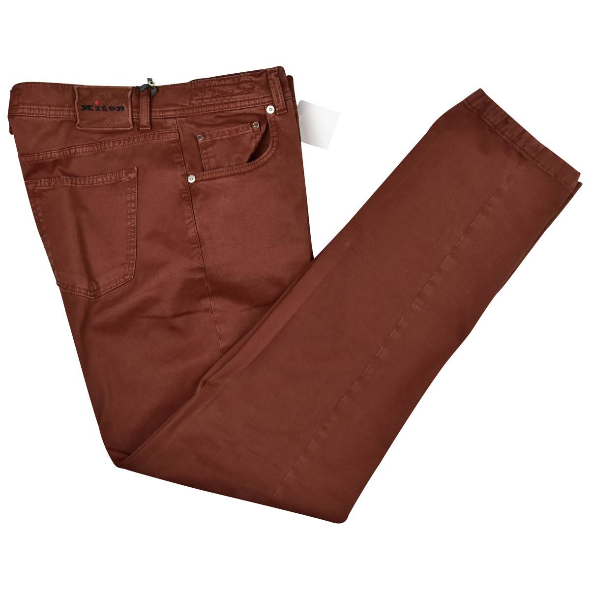 Kiton KITON Burgundy Cotton Ea Jeans Burgundy 000