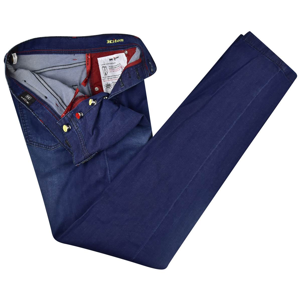 KITON Blue Cotton Ea Jeans