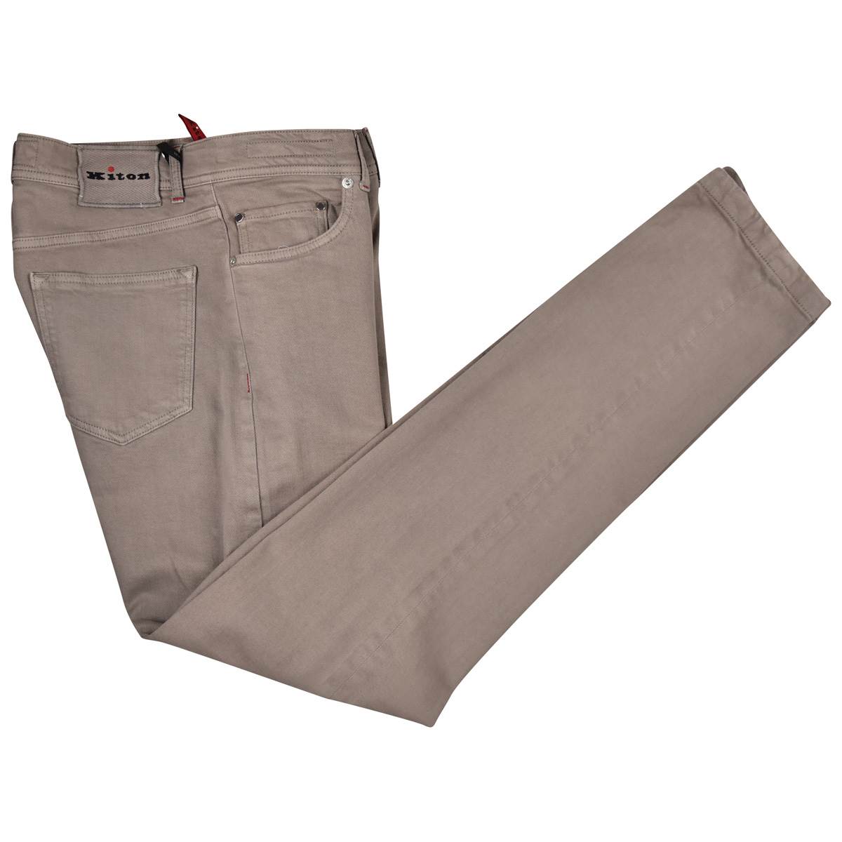 KITON Brown Cotton Ea Jeans