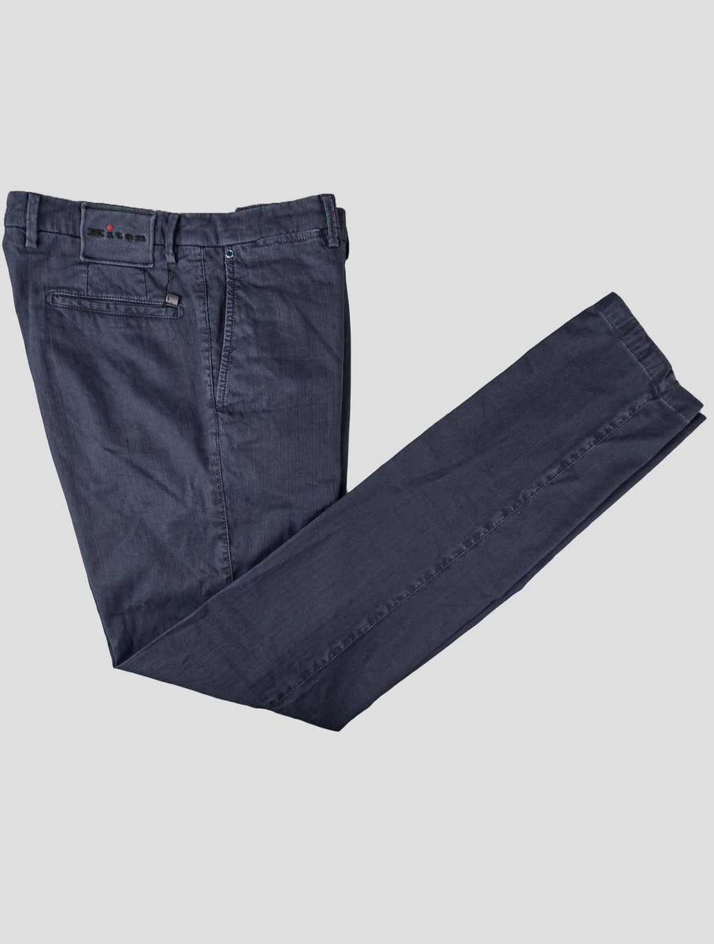 Kiton KITON Blue Linen Cotton Ea Pants Blue 000