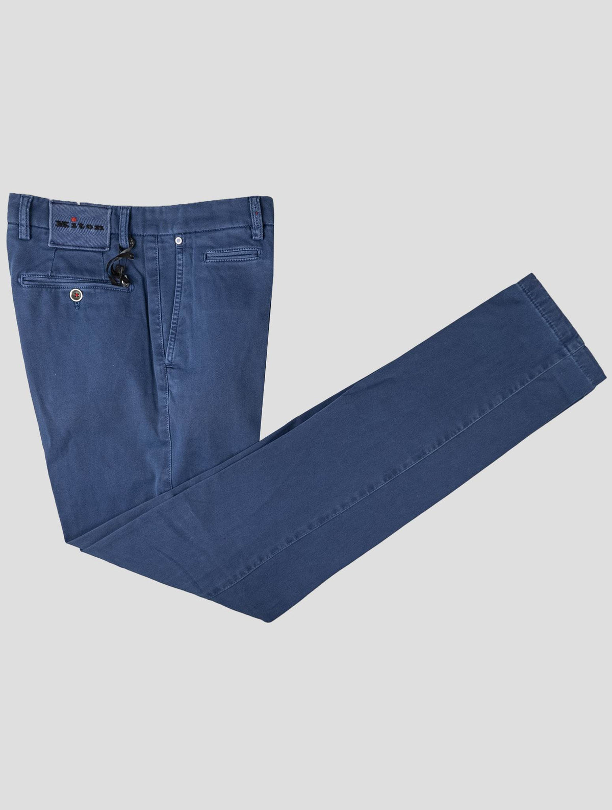 Kiton KITON Blue Cotton Ea Pants Blue 000