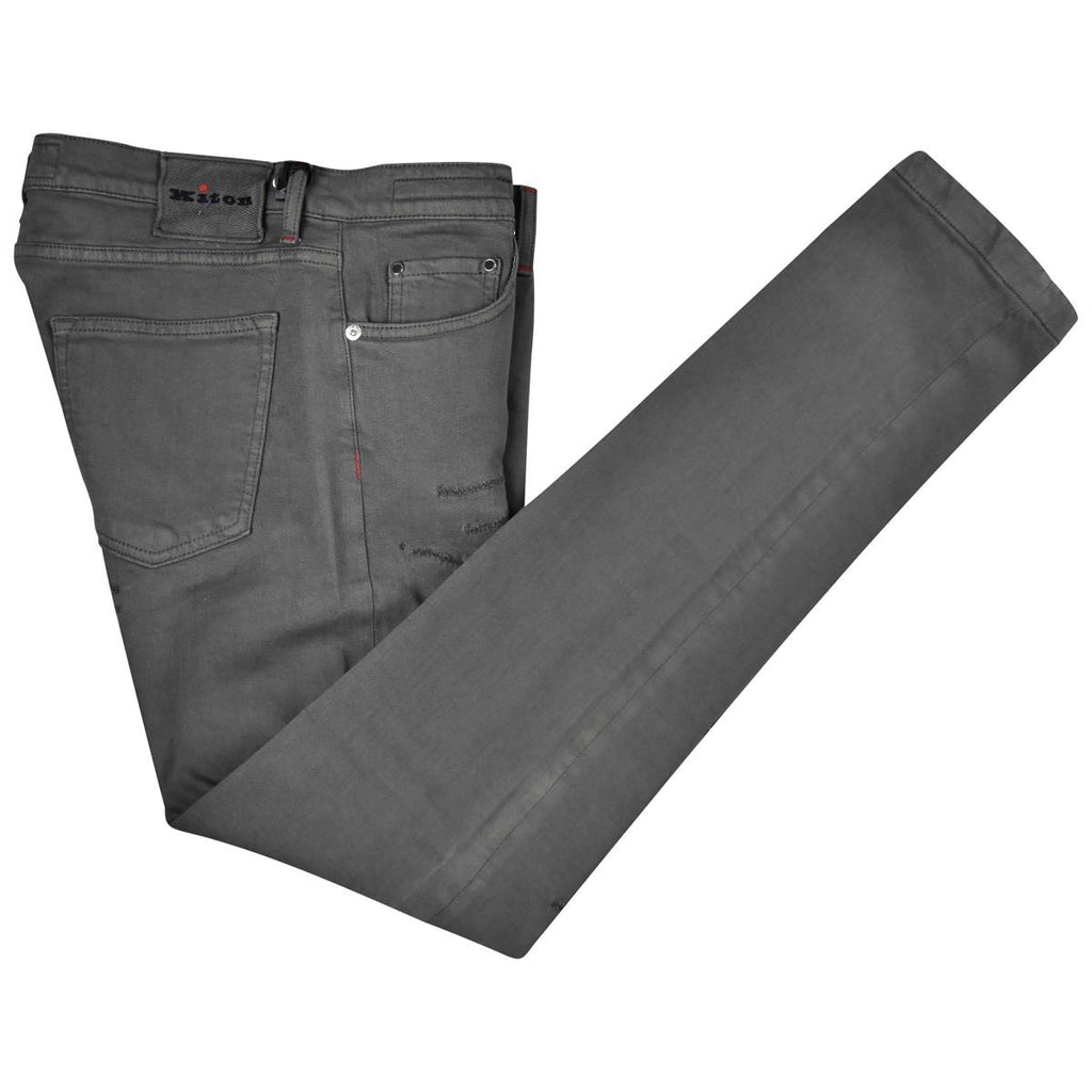 Kiton KITON Gray Cotton Ea Jeans Gray 000