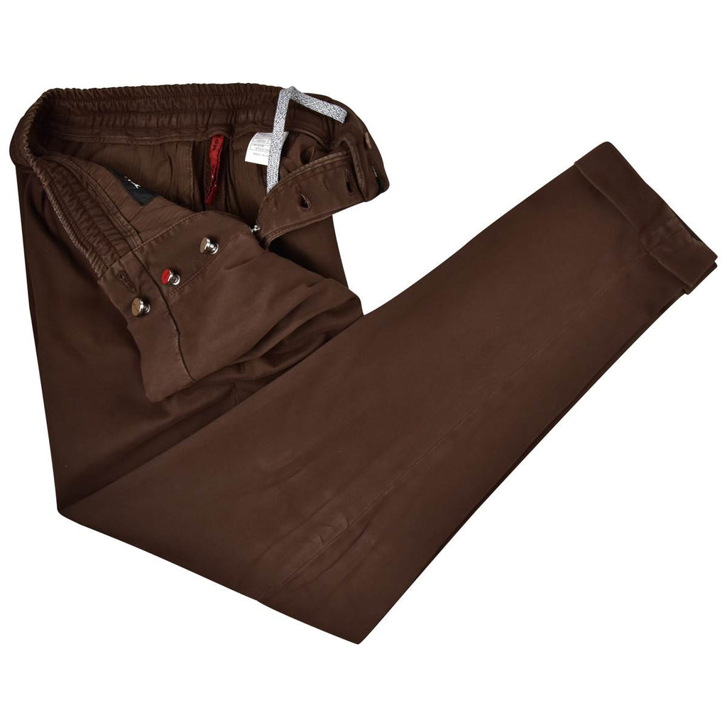 KITON Brown Cotton Ea Pants