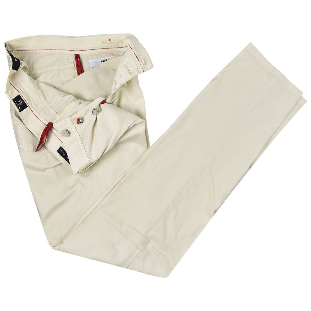 Kiton KITON Beige Cotton Silk Ea Jeans Beige 001