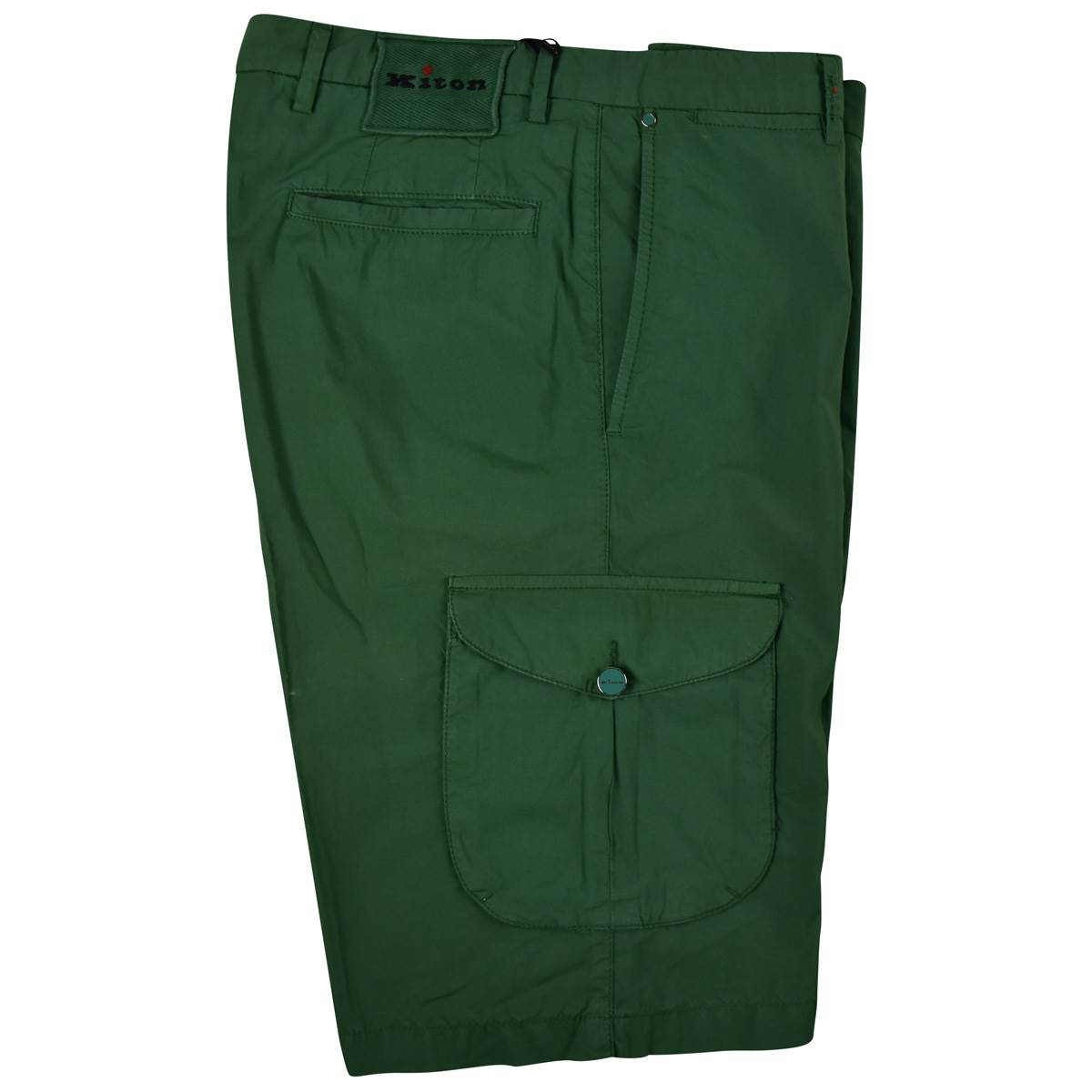 Kiton KITON Green Cotton Short Pants Green 000