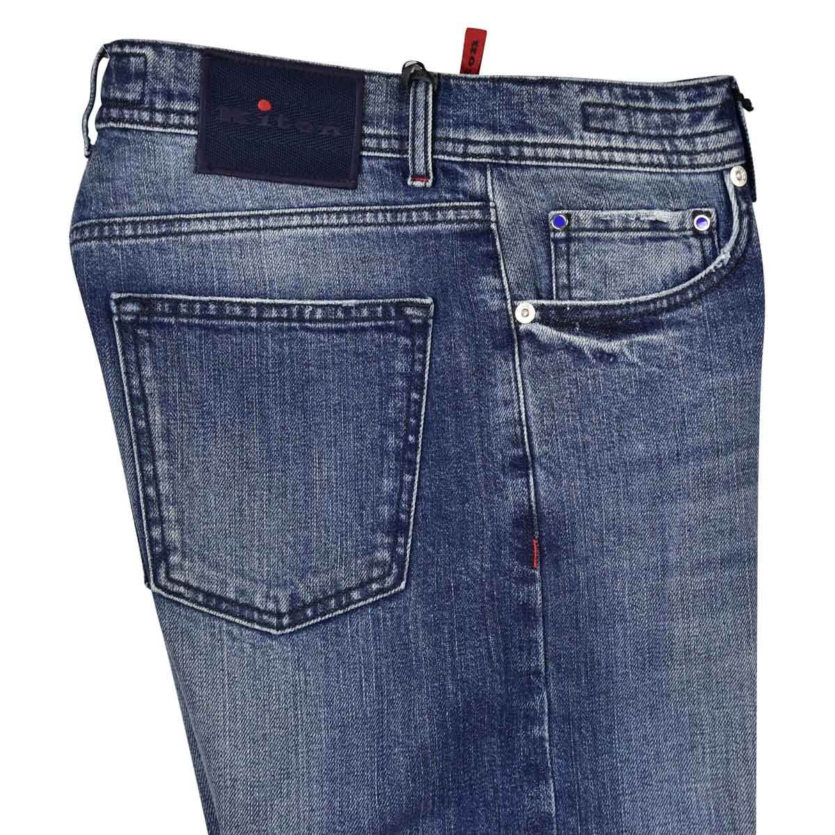 KITON Blue Cotton Ea Jeans