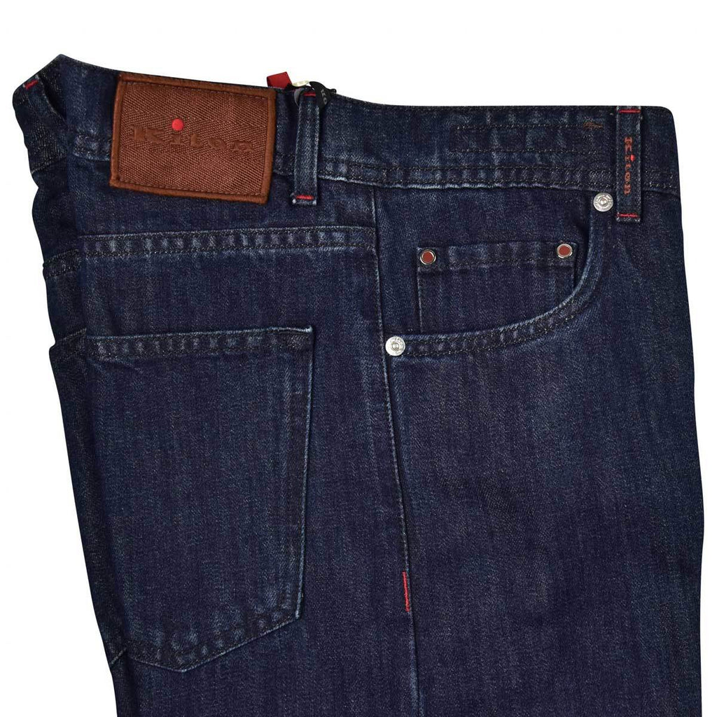 KITON Blue Cotton Jeans