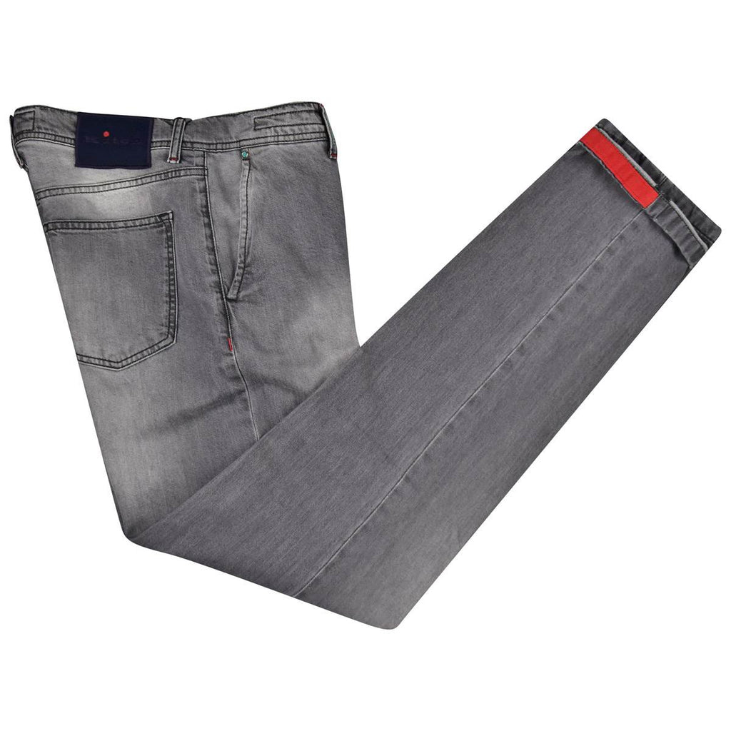 Kiton KITON Gray Cotton Cashmere Ea Pants Gray 000