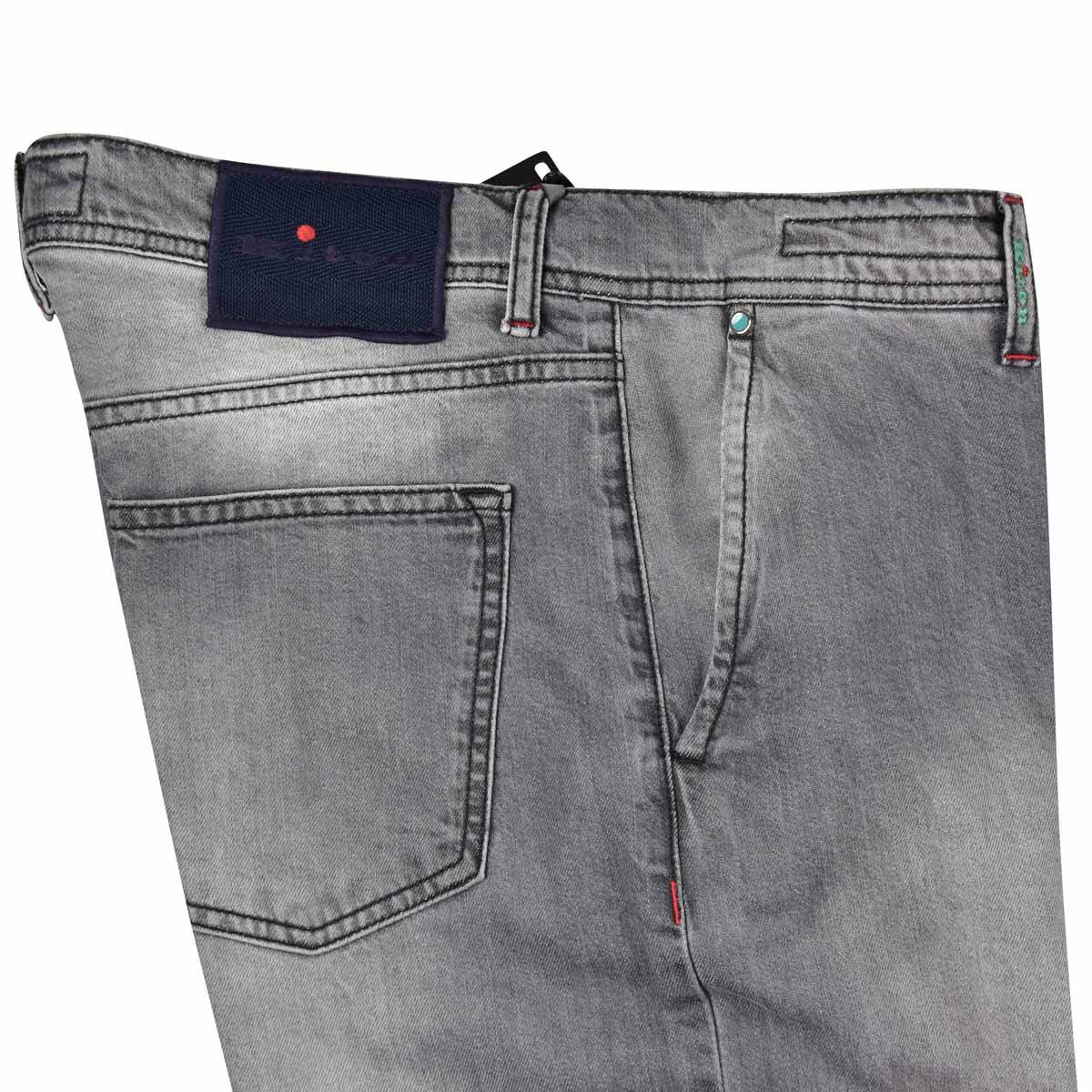 KITON Gray Cotton Cashmere Ea Pants