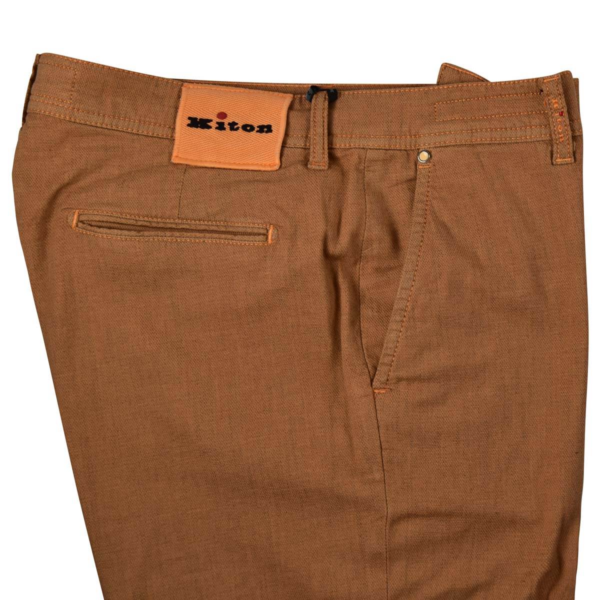 KITON Brown Cotton Ea Short Pants