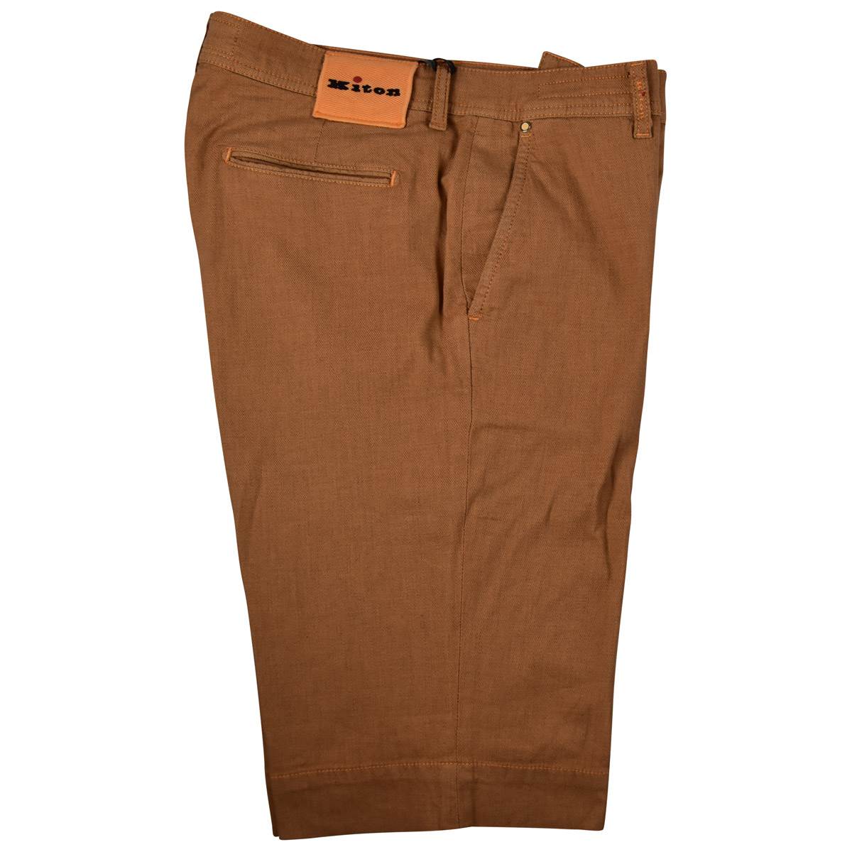 KITON Brown Cotton Ea Short Pants