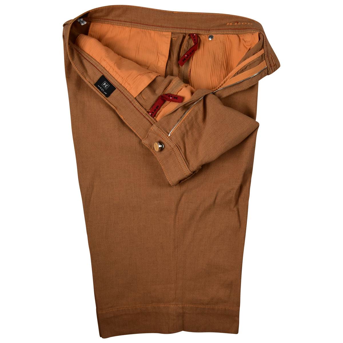 KITON Brown Cotton Ea Short Pants