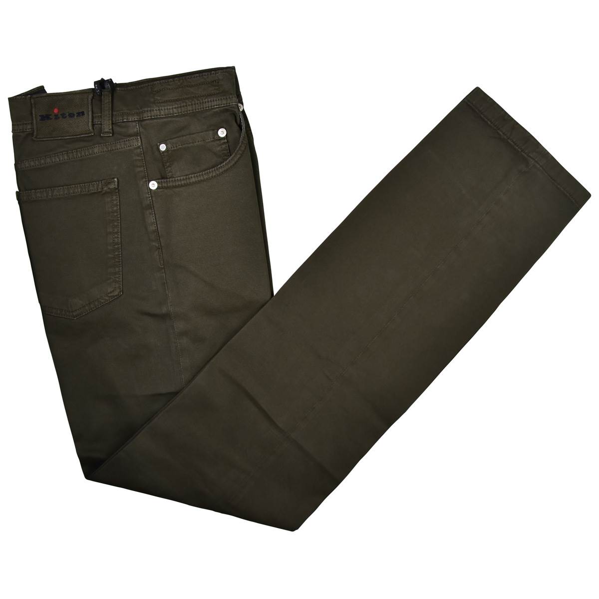 Kiton KITON Green Cotton Ea Jeans Green 000