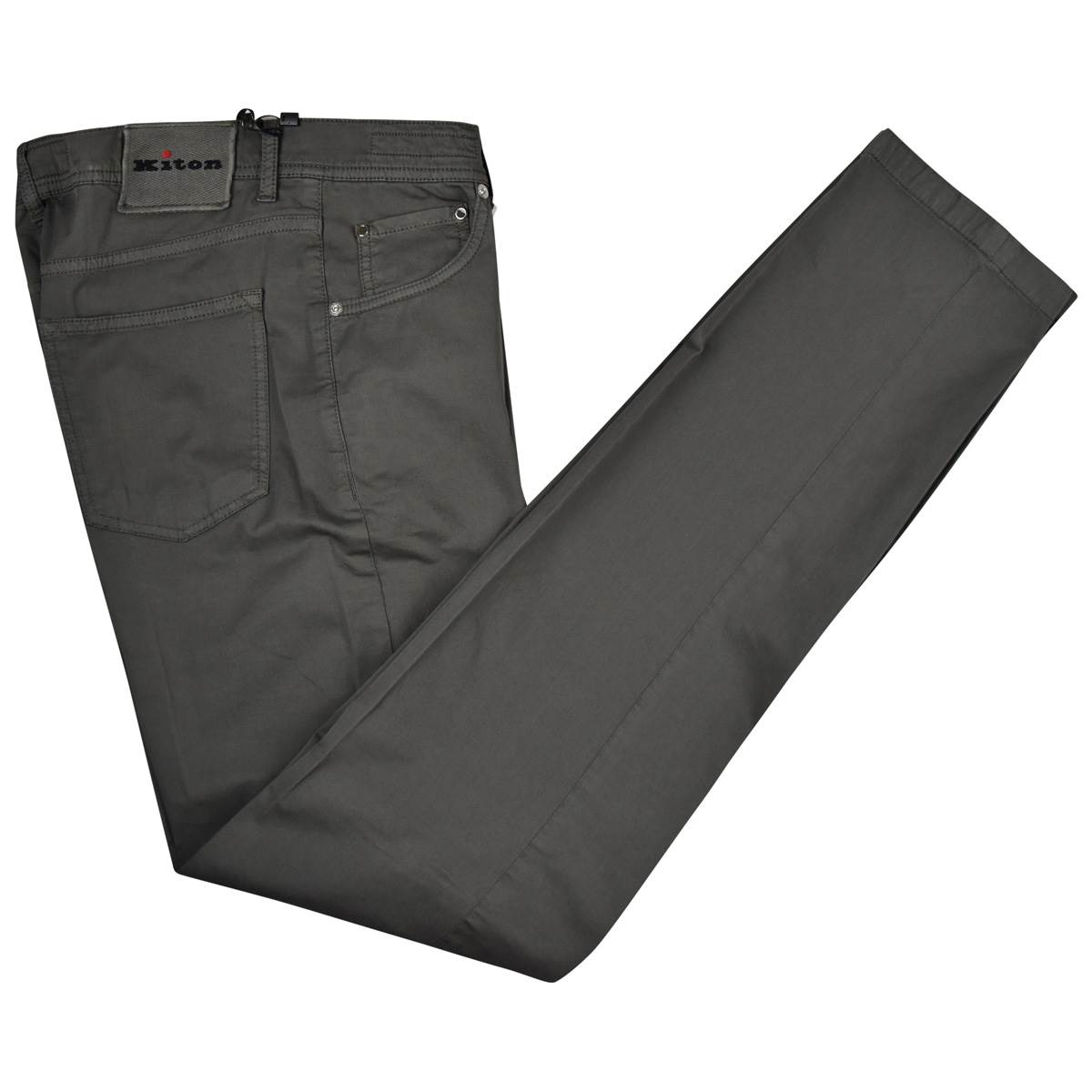 Kiton KITON Gray Cotton Ea Jeans Gray 000
