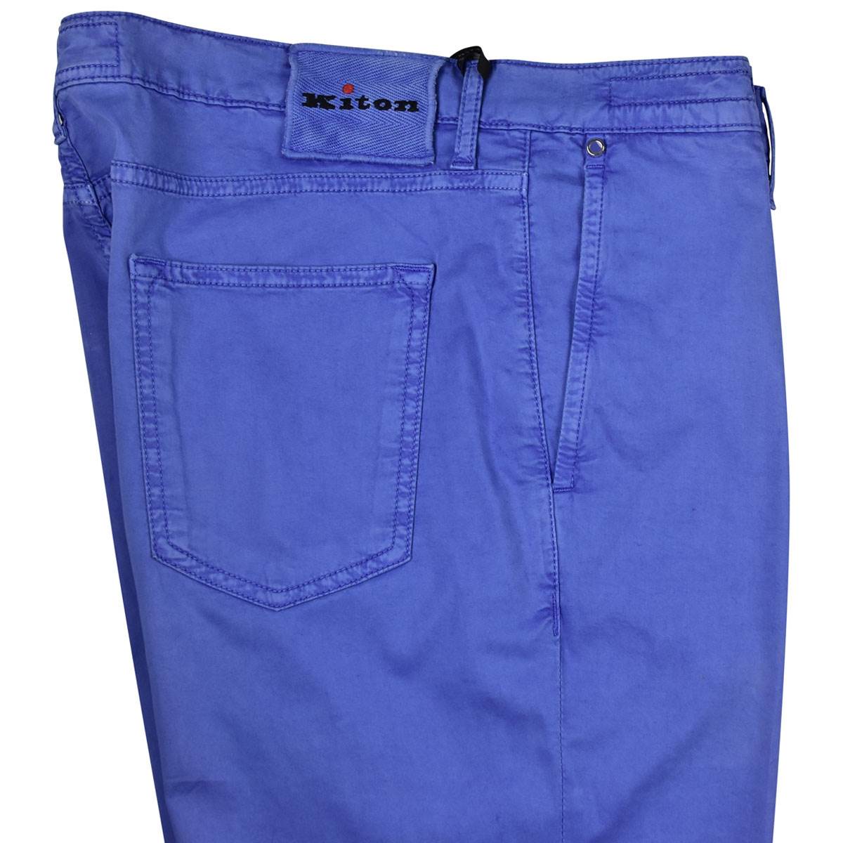 KITON Bue Cotton Silk Ea Pants