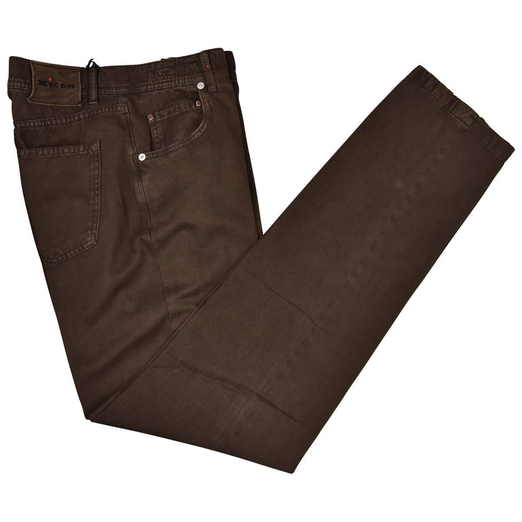 Kiton KITON Brown Cotton Cashmere Jeans Brown 000