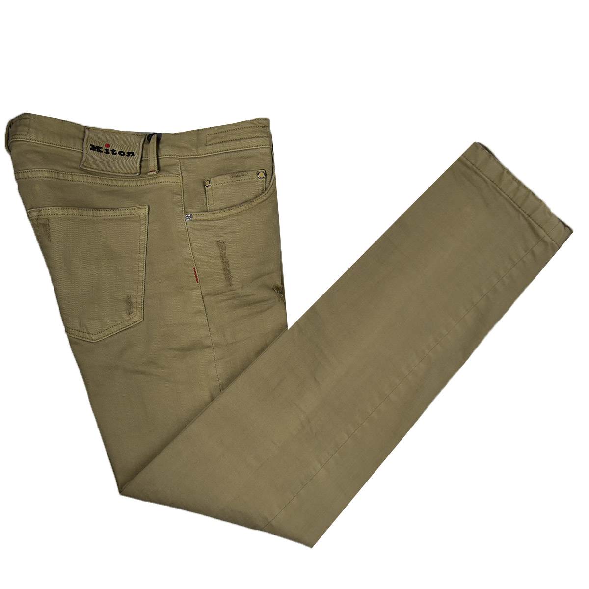 Kiton KITON Beige Cotton Ea Jeans Beige 000