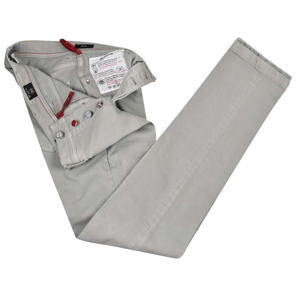 KITON Gray Cotton Ea Special Edition Jeans