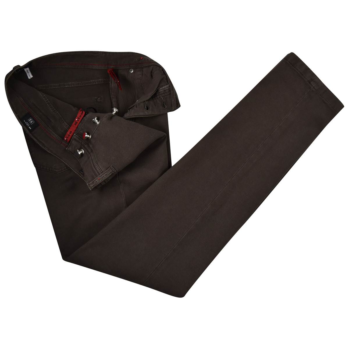 KITON Brown Cotton Cashmere Ea Pants