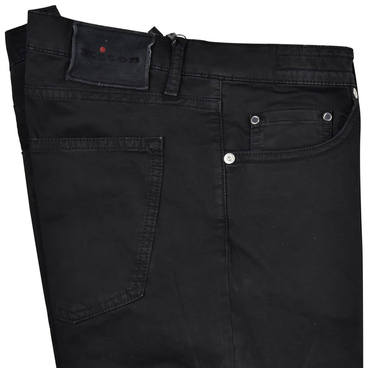 KITON Black Cotton Ea Jeans