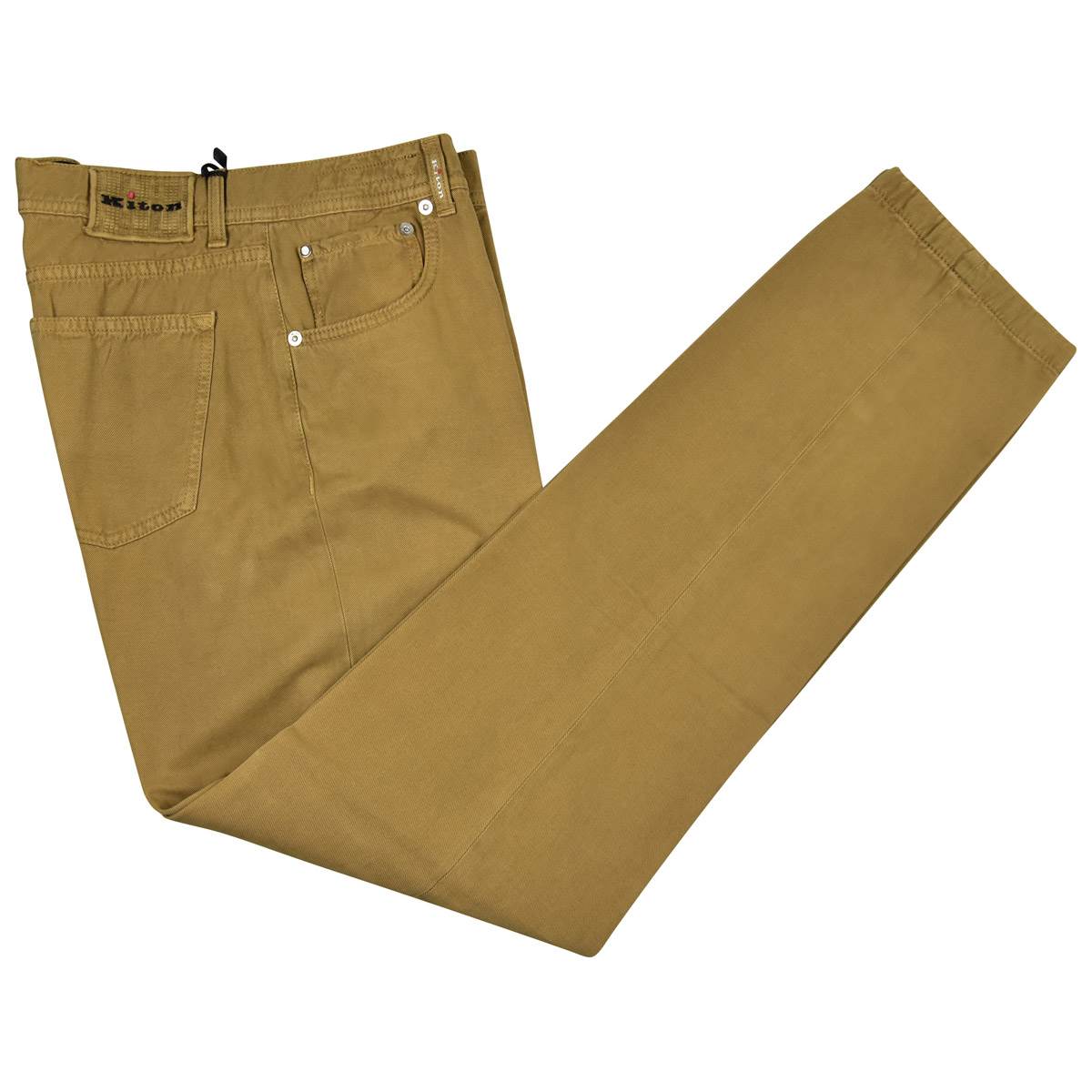 Kiton KITON Beige Cotton Cashmere Jeans Beige 000
