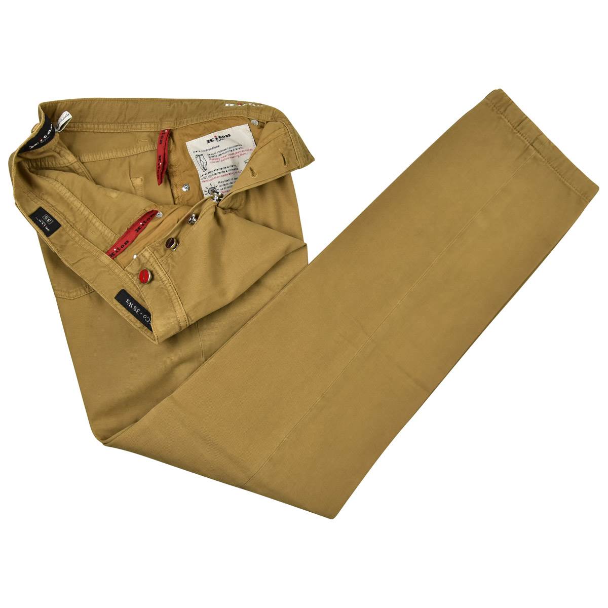 KITON Beige Cotton Cashmere Jeans
