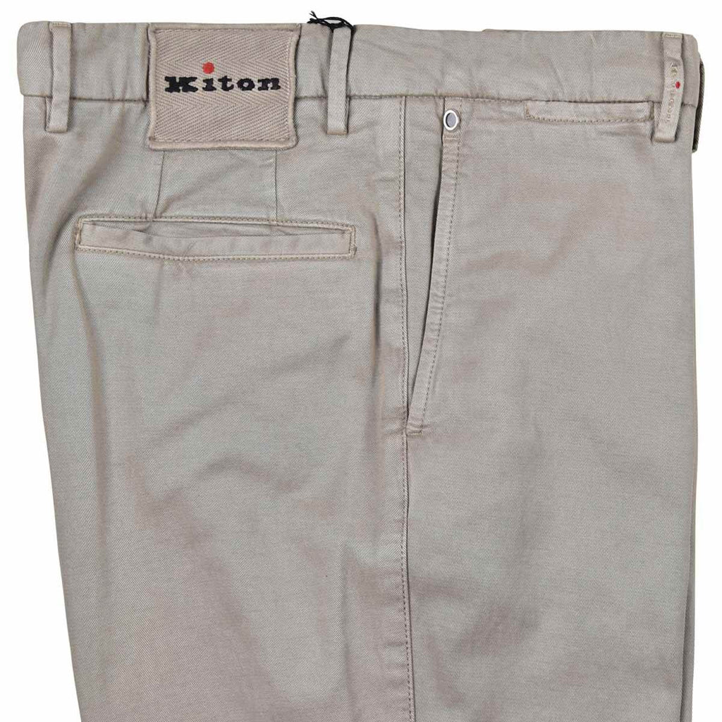 KITON Beige Cly Cotton Ea Pants