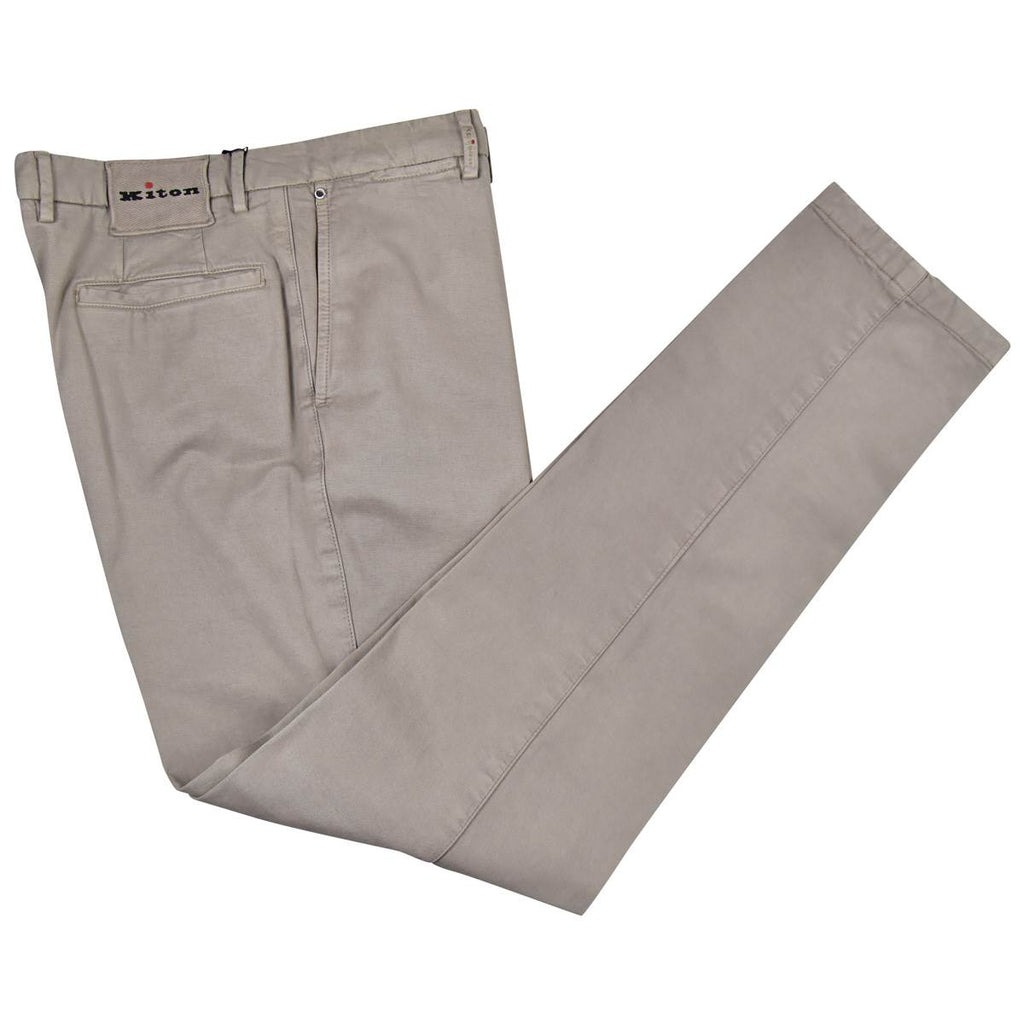 KITON Beige Cly Cotton Ea Pants