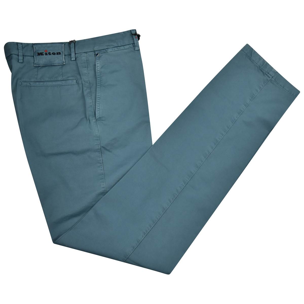 Kiton KITON Green Cotton Ea Pants Green 000