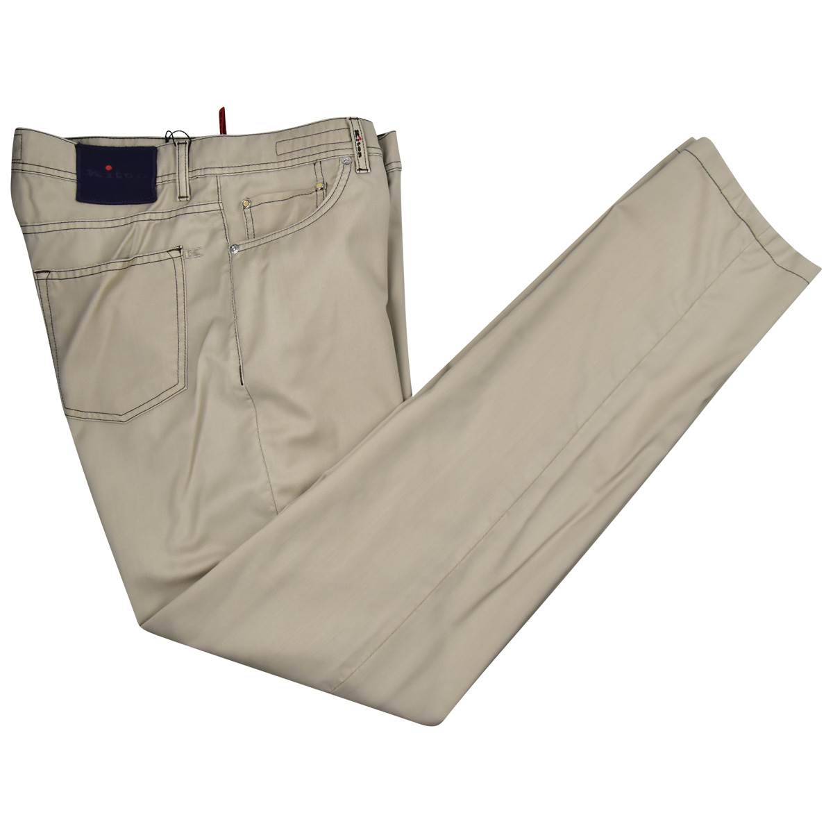 Kiton KITON Beige Wool Jeans Beige 000