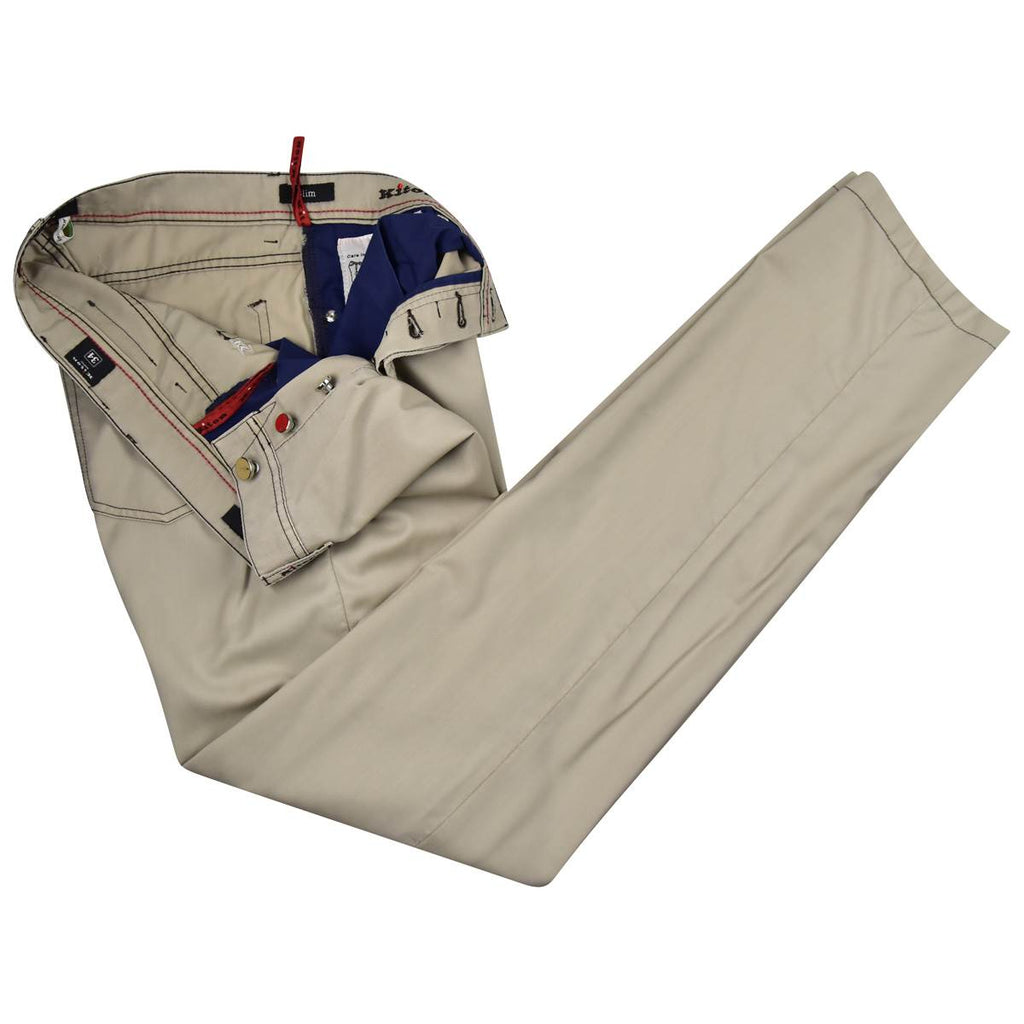 KITON Beige Wool Jeans