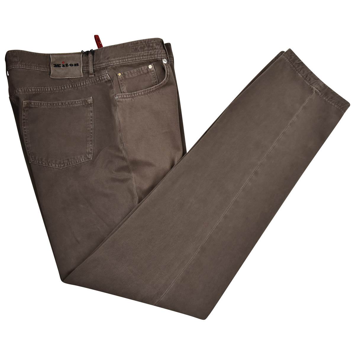 Kiton KITON Brown Cotton Cashmere Jeans Brown 000