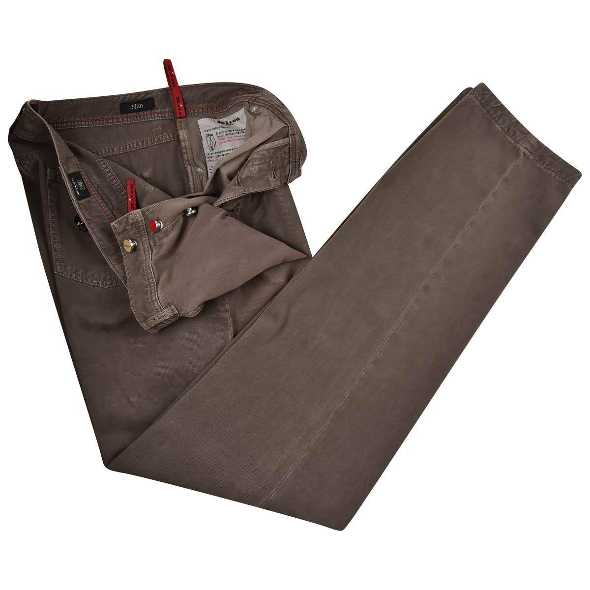 Kiton KITON Brown Cotton Cashmere Jeans Brown 001