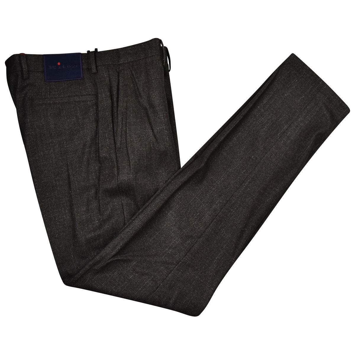 KITON Gray Wool Dress Pants
