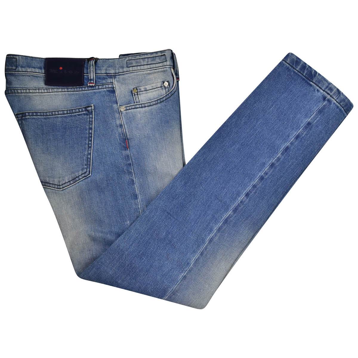 KITON Blue Cotton Ea Jeans