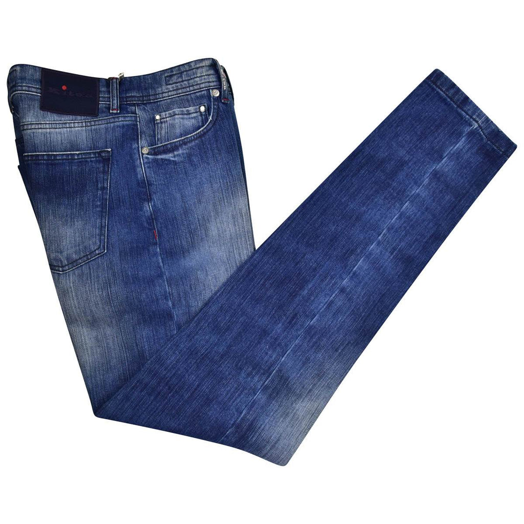 Kiton KITON Blue Cotton Ea Jeans Blue 000