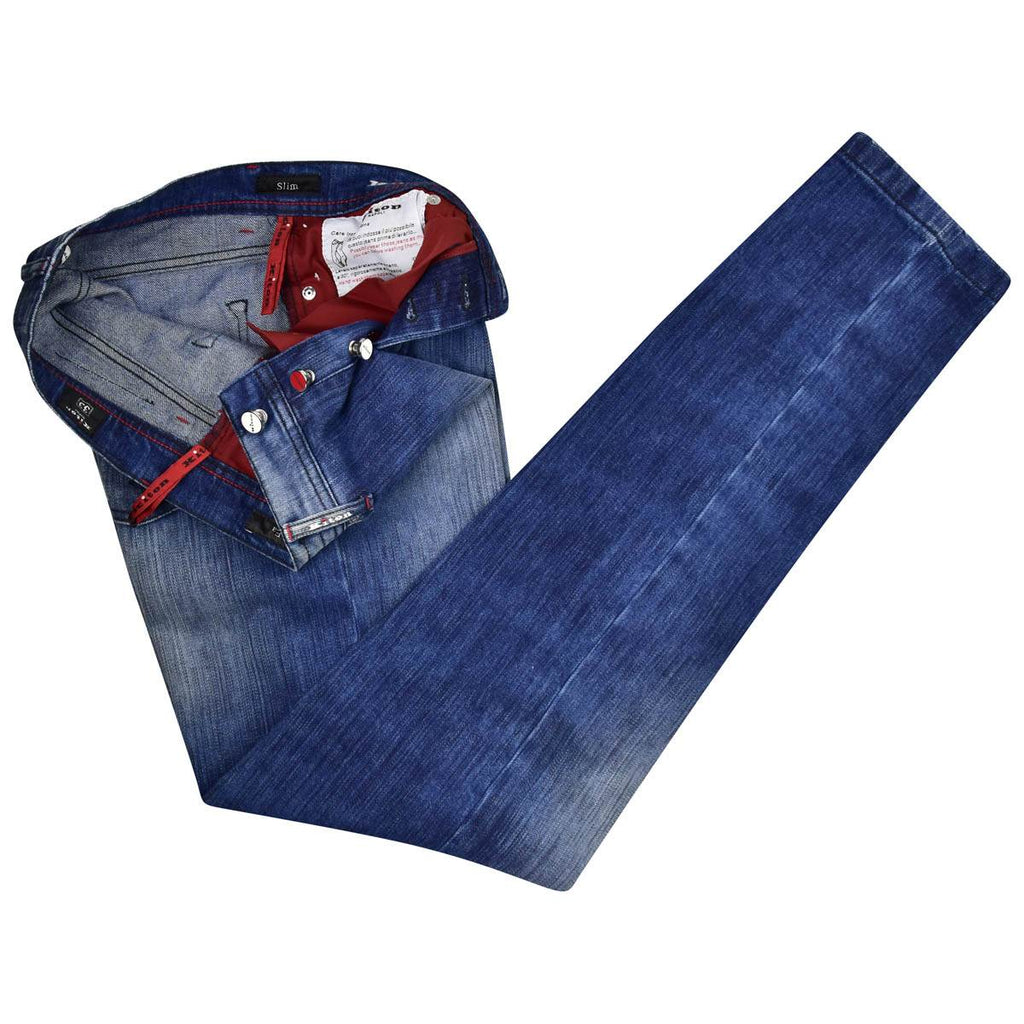 Kiton KITON Blue Cotton Ea Jeans Blue 001