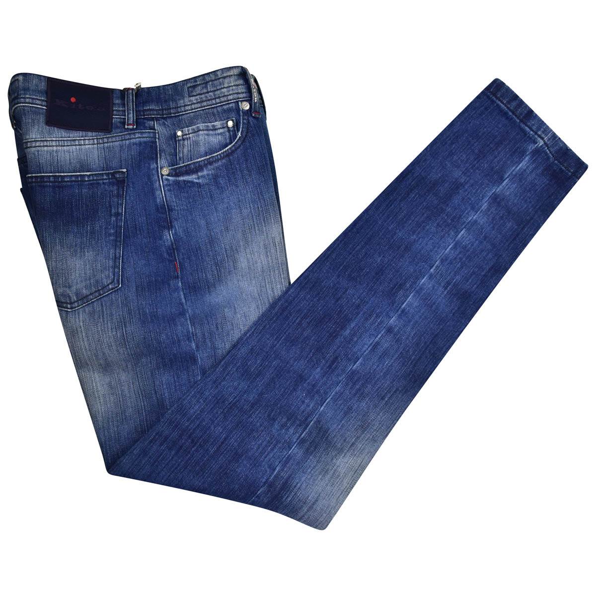 KITON Blue Cotton Ea Jeans