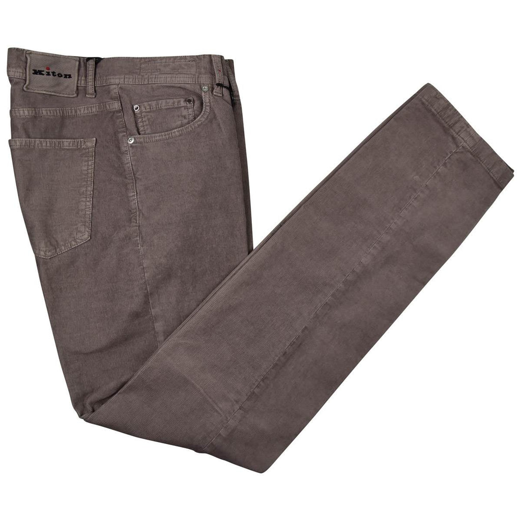 Kiton KITON Gray Cotton Ea Jeans Gray 000