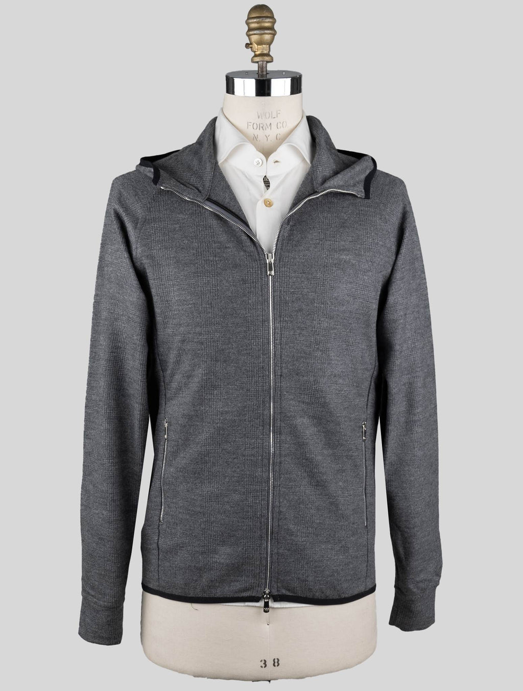 Marco Pescarolo Gray Virgin Wool Sweater