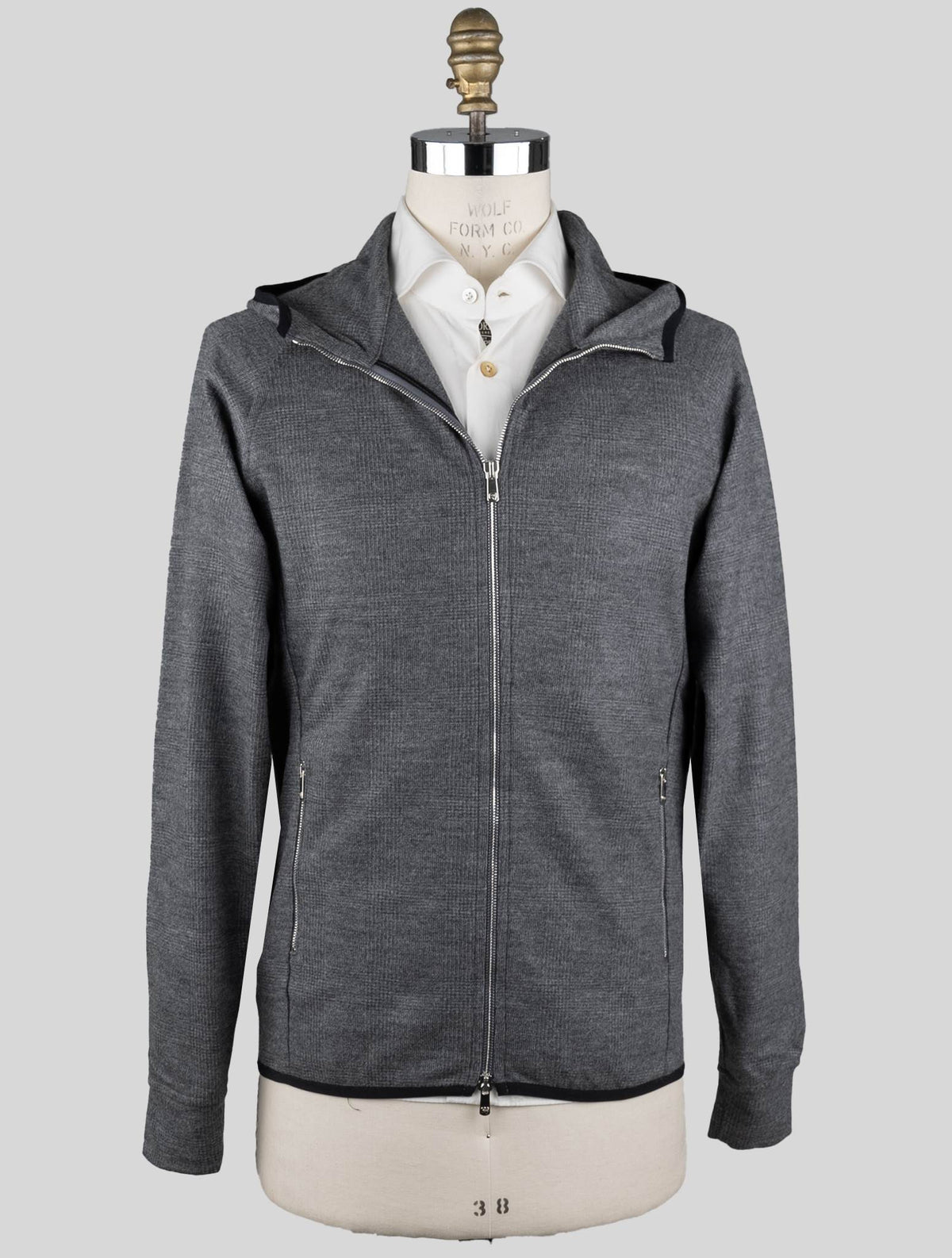 Marco Pescarolo Gray Virgin Wool Sweater