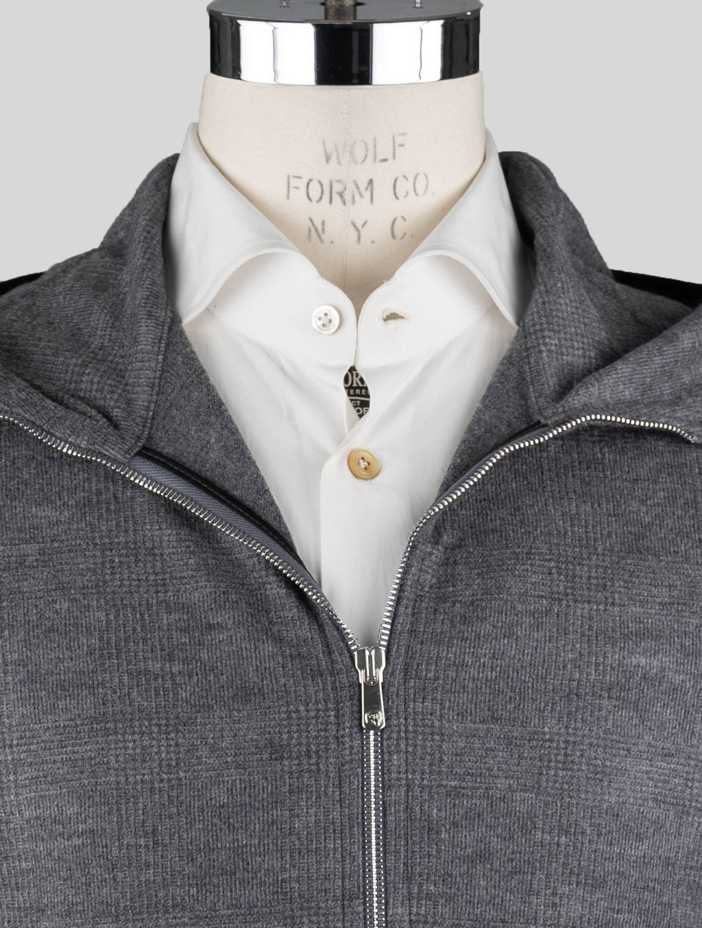 Marco Pescarolo Gray Virgin Wool Sweater