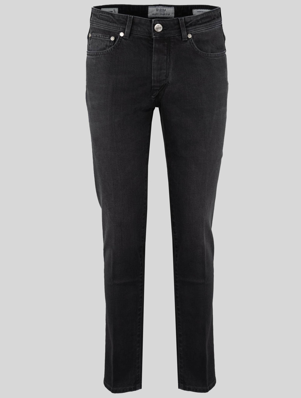 Barba Napoli Black Cotton Ea Jeans
