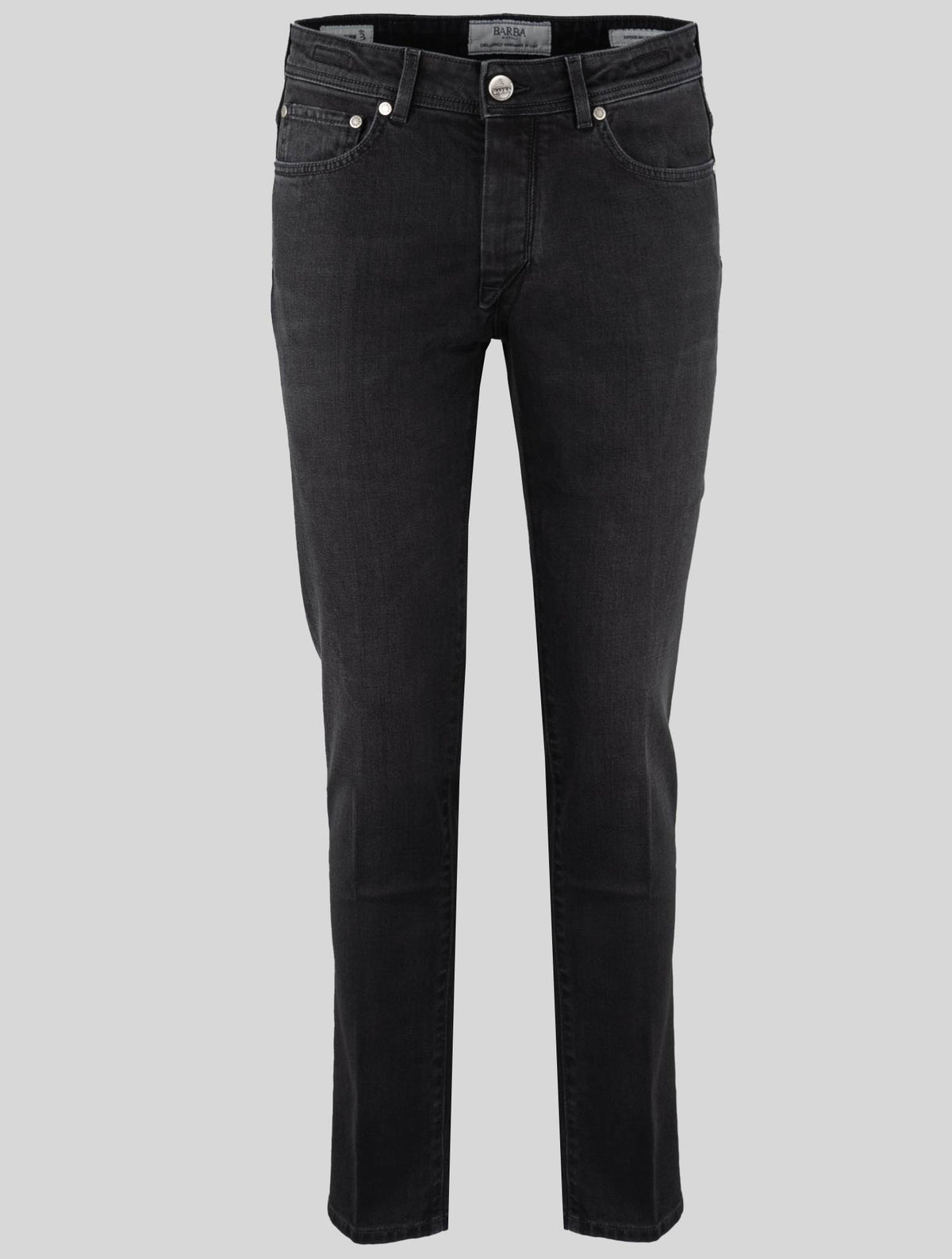 Barba Napoli Black Cotton Ea Jeans