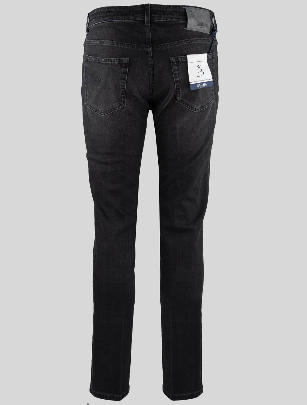 Barba Napoli Black Cotton Ea Jeans