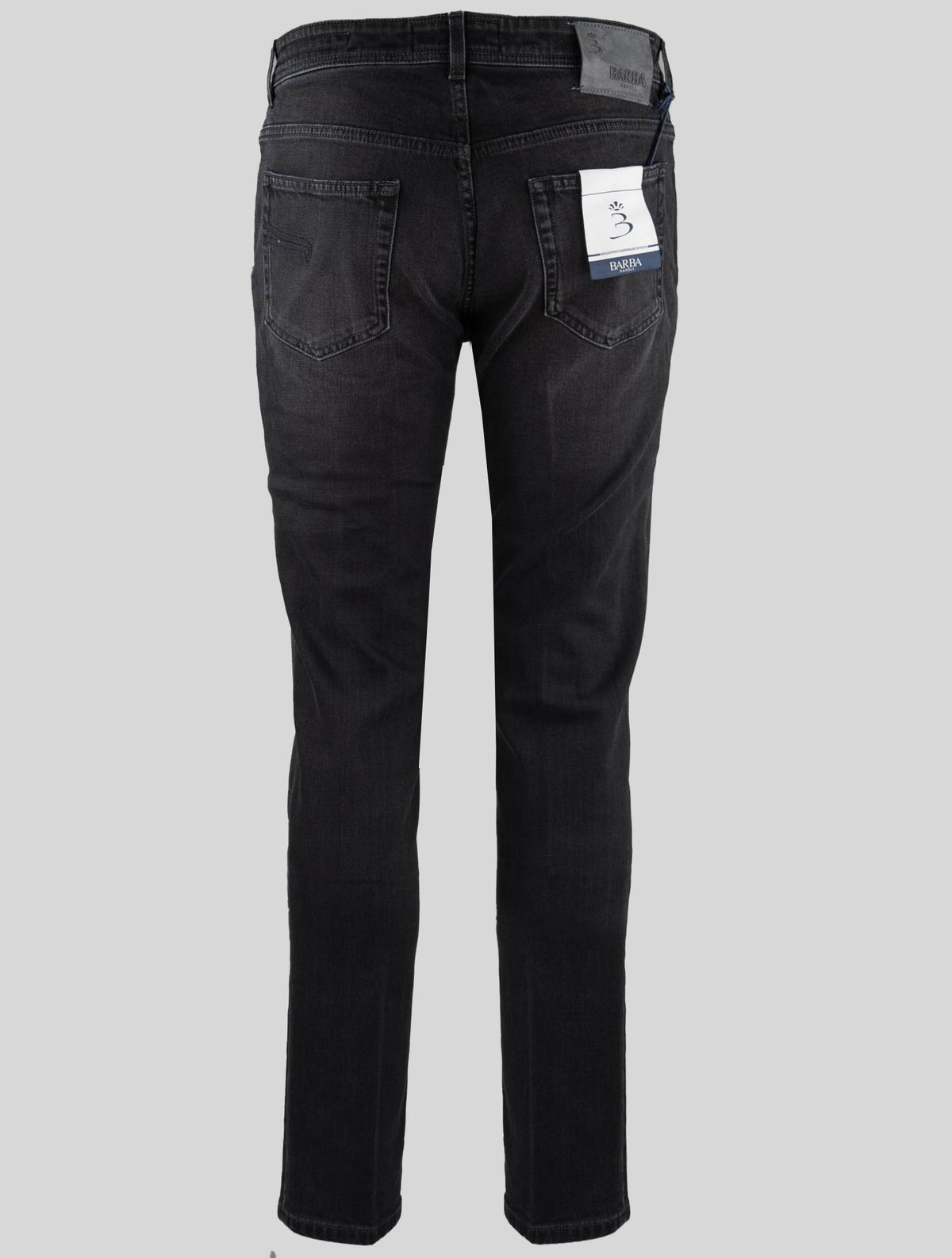 Barba Napoli Black Cotton Ea Jeans