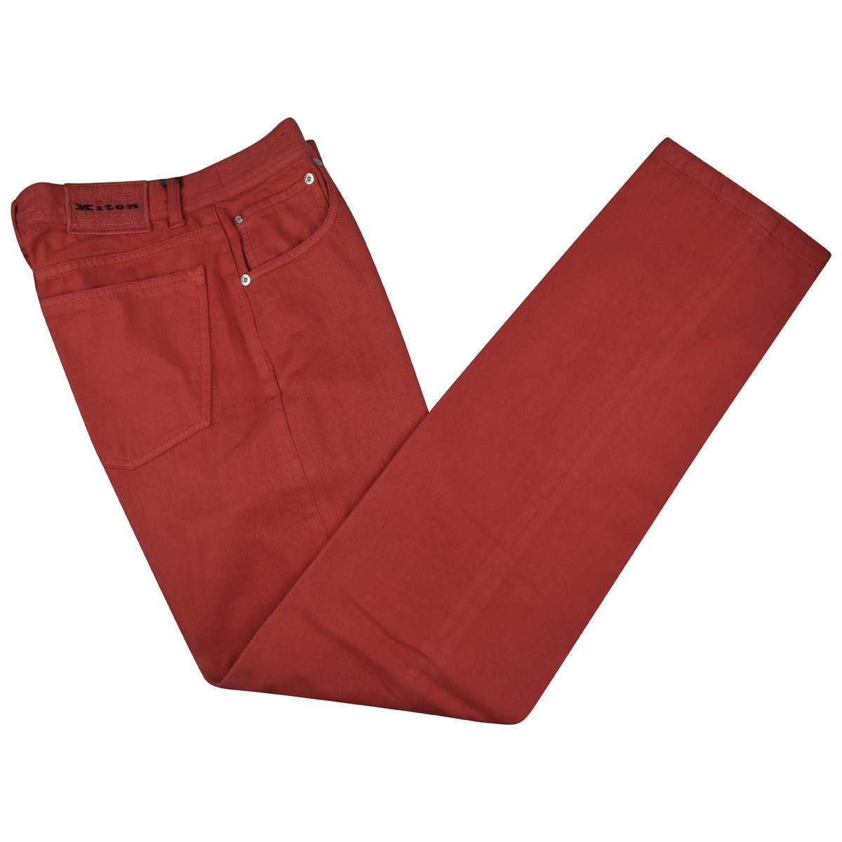 Kiton KITON Red Cotton Jeans Red 000