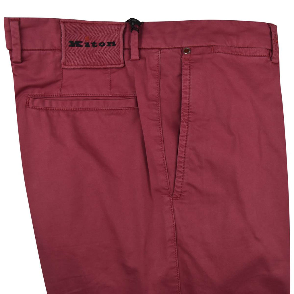 KITON Fuchsia Cotton Ea Pants