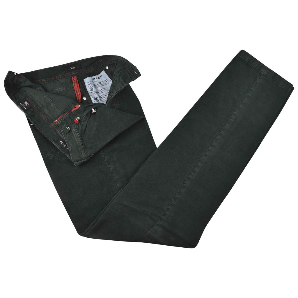 Kiton KITON Green Cotton Ea Jeans Green 001
